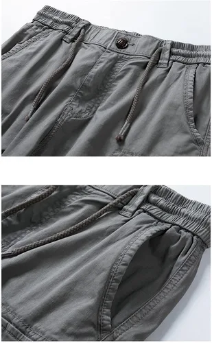 Vista 8 de Pantalones cortos cargo para hombre, talla 29, cintura 29, pantalones cortos de camuflaje para hombre, pantalones cortos de verano 2023 con hebilla