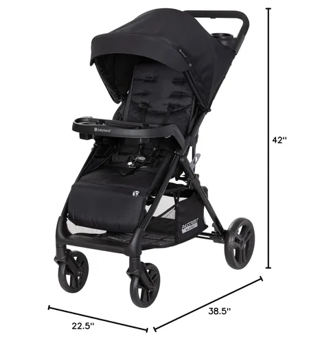Vista 13 de Cochecito de Pasaporte® de Baby Trend, Ultra Negro