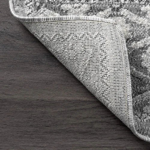 Vista 8 de nuLOOM Melina - Alfombra griega envejecida, 2 x 6 pies, gris