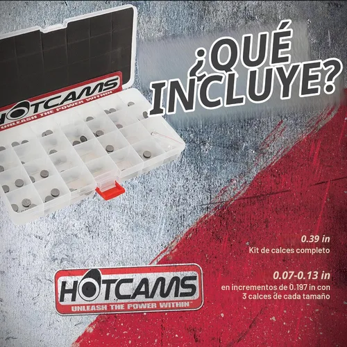 Vista 5 de HCSHIM31 Hot Cams 0.073-0.128 in Kit completo de cuña para KTM 1190 Adventure 2013-2015 Hcshim31