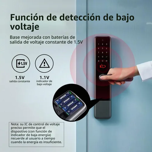 Vista 4 de Baterías AA XTAR 1.5V 4150mWh (4 piezas 1.5V AA 4150mWh)