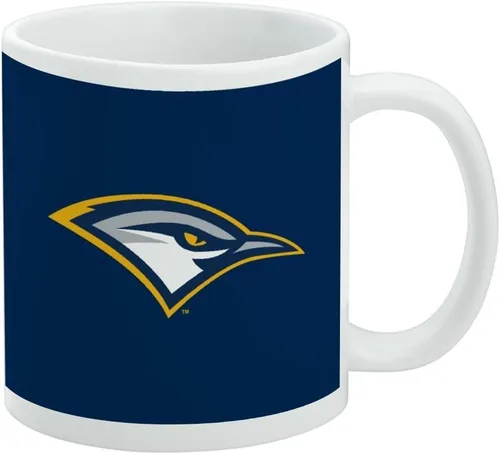 Vista 280 de Taza de cerámica con el logotipo principal de la Universidad Rider, taza de regalo novedosa para café, té y bebidas calientes, 11oz, blanca