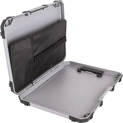 Vista 6 de ArtBin 6838AG - Tablero de dibujo, superficie de dibujo portátil con almacenamiento interno de arte y manualidades, color gris