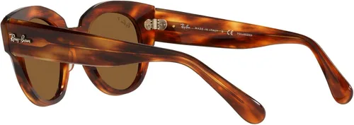 Vista 5 de Ray-Ban Women's Rb2192f Roundabout Low Bridge Fit Round Sunglasses