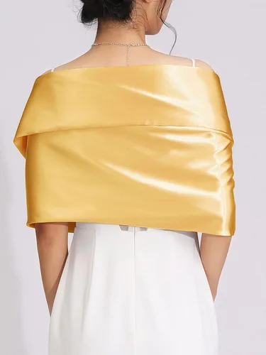 Vista 6 de Aukmla Chales y envolturas para bodas, vestidos de noche, capa de novia, fiesta, graduación, bufanda, salida de baño para mujeres y novias