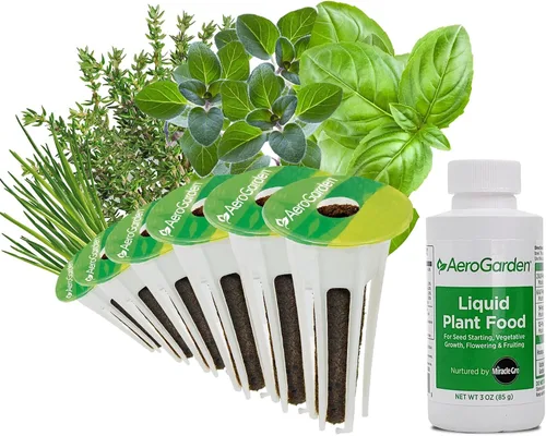 Vista 8 de AeroGarden Kit de Cápsulas de Semillas de Hierbas Italianas Surtidas, 6 Cápsulas
