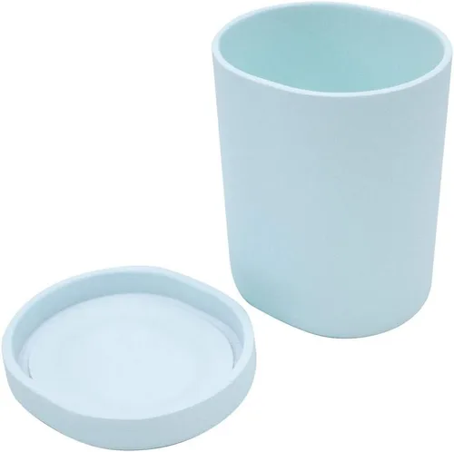 Vista 8 de BUILT Caja de almuerzo estilo bento, resistente a las fugas, apta para microondas, con 3 compartimentos, con utensilios y aderezo, color azul