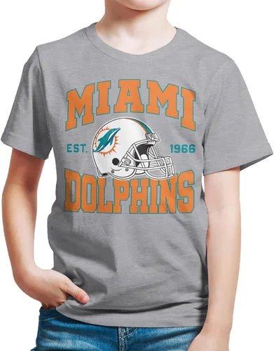 Vista 5 de Junk Food Clothing x NFL - Casco de equipo - Camiseta de manga corta para niños y niñas con licencia oficial de la NFL