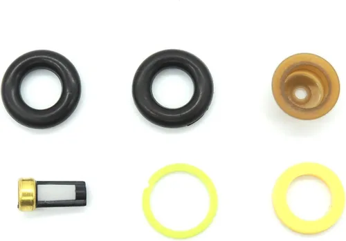 Vista 4 de HiSport Kits de servicio de reconstrucción de inyectores de combustible para motores EV1 universales juntas tóricas de inyector, espaciadores