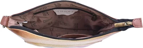 Vista 31 de Anna by Anuschka Women's Genuine Leather Medium Crossbody with External Zipper Pocket