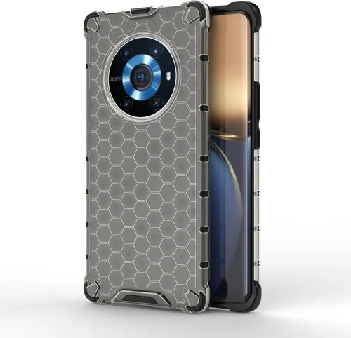 Vista 2 de Funda para Honor Magic3 5G, funda para Honor Magic3 5G Case 2 en 1 Funda para teléfono Negro