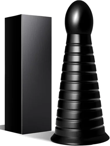Vista 7 de Entrenador de tapón anal: enorme consolador anal grueso con tapón de 3 cuentas, dilatador de ano, bola anal, masaje de próstata, juguetes sexuales