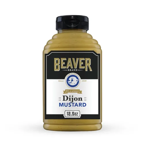 Vista 9 de Beaver - Mostaza de arándanos - botella flexible.