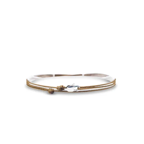 Vista 15 de Made by Nami Surfer Anklet with Snap Hook Clasp Waterproof & Adjustable Thin String Ankle Bracelets for Women and Men Handmade Jewelry for Beach and