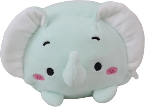 Vista 2 de Lindo mini elefante de peluche cilíndrico elefante de peluche, juguetes de peluche, regalos para niños y amantes o decoración del hogar, 8 pulgadas