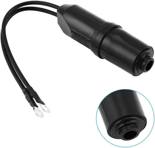 Vista 2 de E-outstanding Paquete de 2 conectores de antena de TV de 300 ohmios a 75 ohmios, cable coaxial a juego, transformador UHF/VHF/FM modelo Convertidor