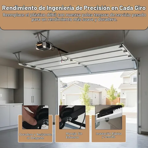 Vista 5 de Abridores de puerta de garaje 144C56 - Polea de acero sólido de 2.5 pulgadas, compatible con modelos Chamberlain, LiftMaster, Sears Craftsman