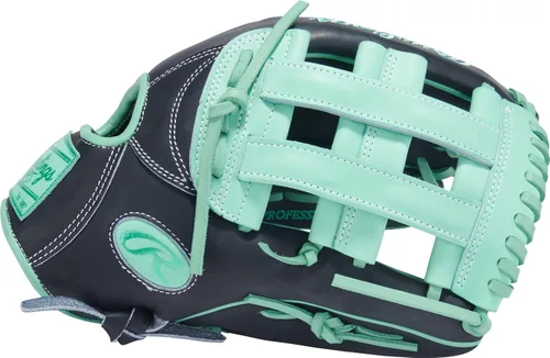 Vista 2 de Guantes de béisbol Heart of the Hide 2026 Top Grade US Steerhide Negro/Menta Pro H Web