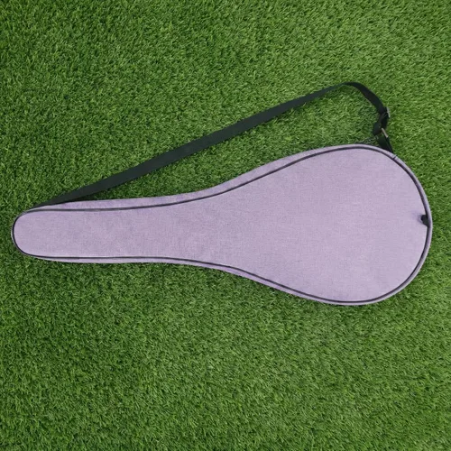 Vista 2 de Jaegvida Fundas para raquetas de tenis, bolsa de tenis, ligera, acolchada, correas ajustables Púrpura