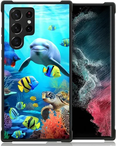 Vista 24 de Funda compatible con Samsung Galaxy S23, diseño de elefantes africanos, diseño increíble a prueba de golpes, antiarañazos, carcasa trasera