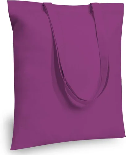 Vista 19 de TOPDesign Paquete de 10 bolsas de mano económicas de algodón de 11.8"x13", bolsas de tela ligeras y pequeñas reutilizables para compras de Beige