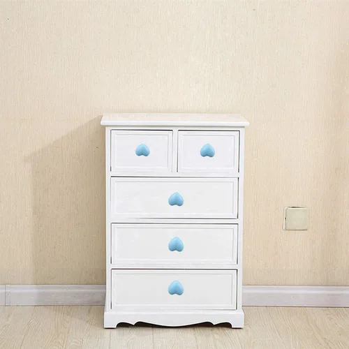 Vista 2 de Vpang 2 pomos de cerámica autoadhesivos para gabinete, diseño de estrella de mar, forma de concha, corazón, cajón, ayudante, ayudante, cocina