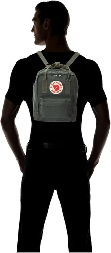 Vista 2 de Fjallraven Kanken Classic - Mochila pequeña para el día a día, Kånken Mini, talla única , Verde bosque
