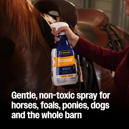 Vista 6 de Farnam Broncoe Fly Spray Plus Citronella para caballos, perros y locales