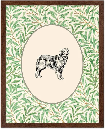 Vista 35 de Poster Master Póster Vintage de Cocker Spaniel Inglés - Impronta Retro de Perro - Arte Floral - Arte de Cachorros - Arte para Amantes de Animales