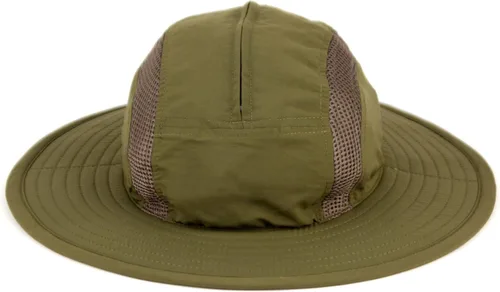 Vista 11 de Sombrero de pescador unisex Safari Sun con corona de malla transpirable