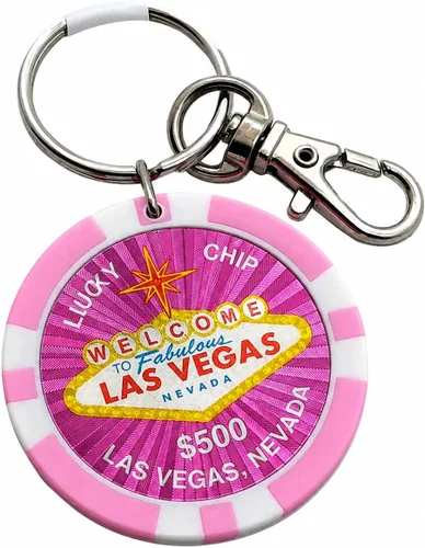 Vista 5 de Llavero Las Vegas, Ficha de Poker de la suerte