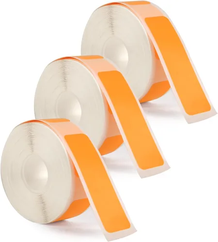 Vista 9 de 3 rollos de cinta para impresora de etiquetas Phomemo D30, 0.472 in x 1.575 in, calcomanías de papel térmico, impermeable, autoadhesivas, repuesto