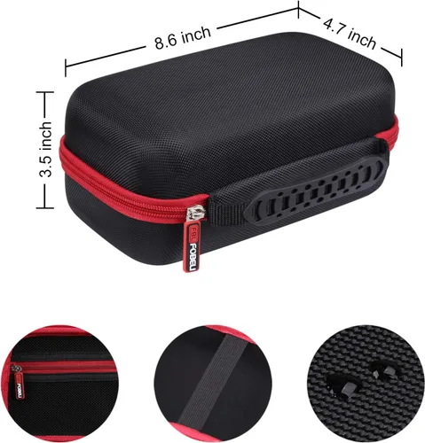 Vista 5 de FBLFOBELI - Estuche rígido para arrancador NOCO GENIUS5 (solo funda) Carcasa rígida de EVA, a prueba de golpes y resistente al agua, cierre