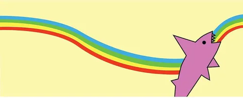 Vista 3 de CafePress Jake's Rainbow Shark - Taza de café de cerámica (11 oz)