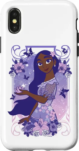 Vista 5 de Funda para iPhone 16 Disney Encanto Isabella Dreamy Floral Retrato