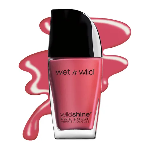 Vista 28 de wet n wild Wild Shine Esmalte de Uñas, Orange-Red Nuclear War, Color de Uñas Guerra nuclear