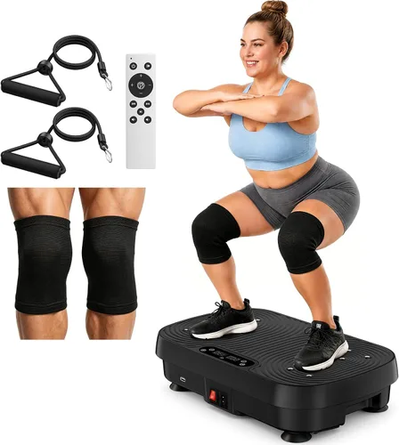 Vista 16 de Vibration Plate Exercise Machine, 130 Levels Full Body Workout Vibrating Plate for Lymphatic Drainage Weight Loss, 450 Lbs Capacity Shake Platform
