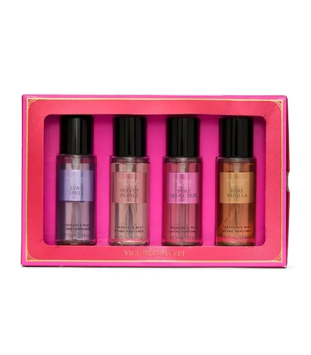 Vista 2 de Victoria's Secret Mist Collection - Juego de regalo de 4 piezas de mini niebla