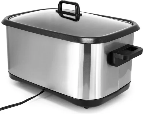 Vista 7 de Olla múltiple de lujo 12 en 1 de 8 cuartos con función Sous Vide, olla a presión eléctrica programable con olla antiadherente, tapa de vidrio