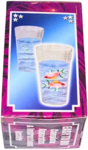 Vista 6 de MilesMagic Magician's Ever Filling Glass Gimmick Cualquier forma de líquido que se bloquea a sí mismo Efecto de leche Truco de magia real