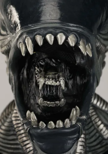Vista 4 de Máscara Deluxe de Alien Xenomorph para Adultos Multicolor