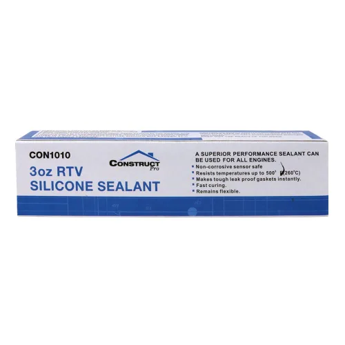Vista 5 de Sellador de silicona transparente 100% RTV Tubo de 3 oz
