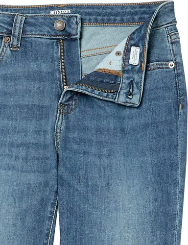 Vista 7 de Tienda Essentials Jeans ajustados con curvas de tiro medio estándar para mujer