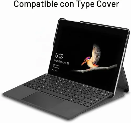 Vista 7 de Gylint Funda para Surface Go 4 2023 /Go 3 2021 /Go 2 2020 /Surface Go 2018, funda inteligente de piel delgada con soporte para lápiz para Microsoft