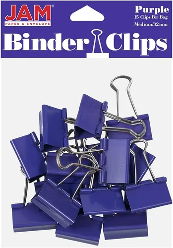 Vista 9 de Broches aprietapapeles JAM Paper®, Blanco