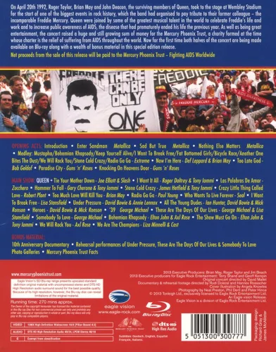 Vista 2 de Queen +The Freddie Mercury Tribute Concert Blu-ray