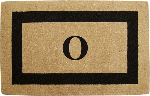 Vista 48 de Tapete de fibra de coco natural, para puerta de entrada, rectangular, resistente, para patio, atrapador de suciedad antideslizante, decoración
