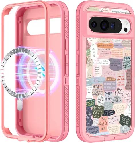 Vista 185 de Funda para Moto G 5G 2024 – Compatible con MagSafe para mujeres y niñas, bonita funda protectora magnética para teléfono, diseño femenino Kawaii