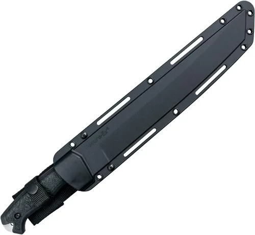Vista 4 de Cold Steel Warcraft Tanto 4034SS - Cuchillo de hoja fija táctico militar con mango GFN resistente y hoja afilada como una navaja, con funda Secure-Ex