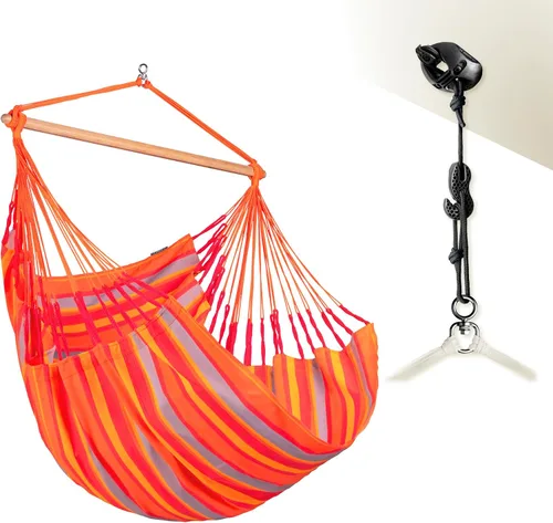 Vista 35 de LA SIESTA Domingo - Silla colgante para exteriores resistente a la intemperie Sea Salt